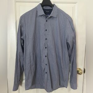 Sand Copenhagen Men’s Size 46 Houndstooth Check Shirt